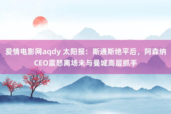 爱情电影网aqdy 太阳报：斯通斯绝平后，阿森纳CEO震怒离场未与曼城高层抓手