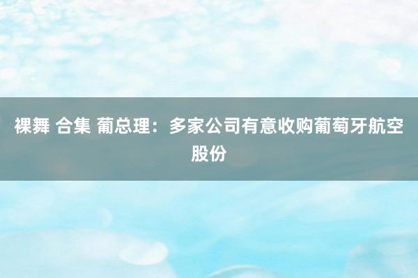 裸舞 合集 葡总理：多家公司有意收购葡萄牙航空股份