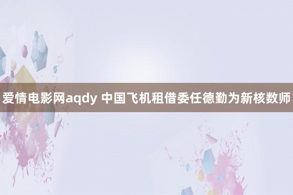 爱情电影网aqdy 中国飞机租借委任德勤为新核数师