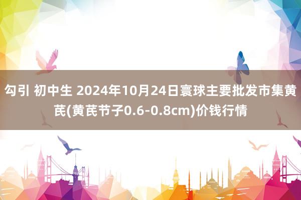 勾引 初中生 2024年10月24日寰球主要批发市集黄芪(黄芪节子0.6-0.8cm)价钱行情