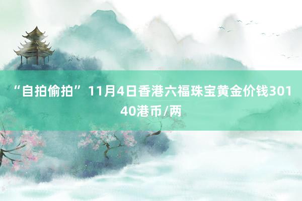 “自拍偷拍” 11月4日香港六福珠宝黄金价钱30140港币/两