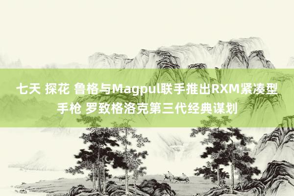 七天 探花 鲁格与Magpul联手推出RXM紧凑型手枪 罗致格洛克第三代经典谋划