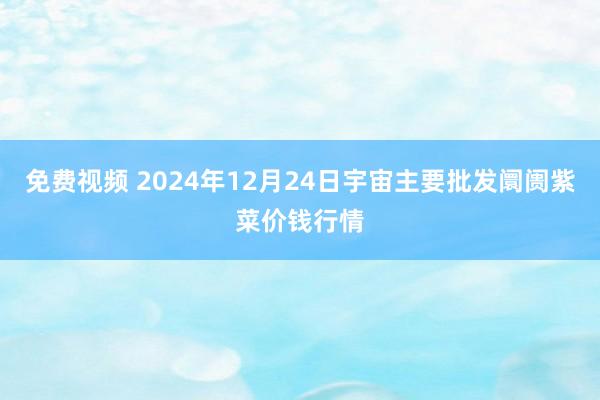 免费视频 2024年12月24日宇宙主要批发阛阓紫菜价钱行情