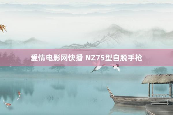 爱情电影网快播 NZ75型自脱手枪