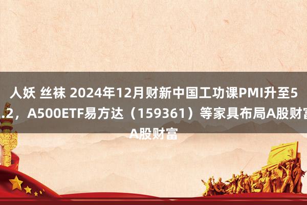 人妖 丝袜 2024年12月财新中国工功课PMI升至52.2，A500ETF易方达（159361）等家具布局A股财富