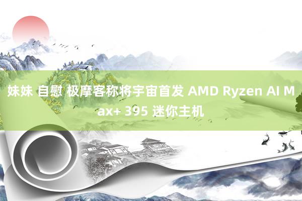 妹妹 自慰 极摩客称将宇宙首发 AMD Ryzen AI Max+ 395 迷你主机